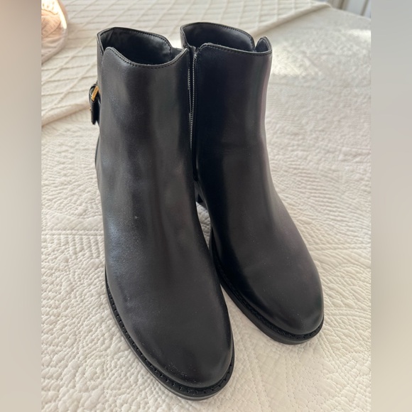Cole Haan Black Ankle Boots - Picture 1 of 7